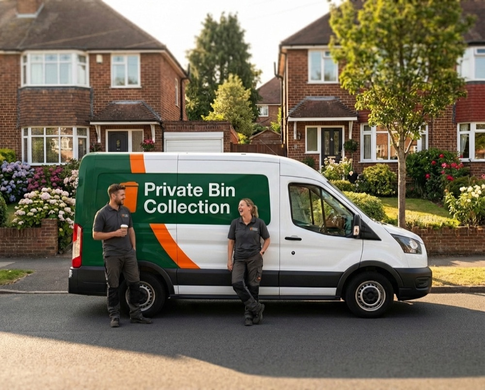 Private bin collection team serving Angmering and West Sussex